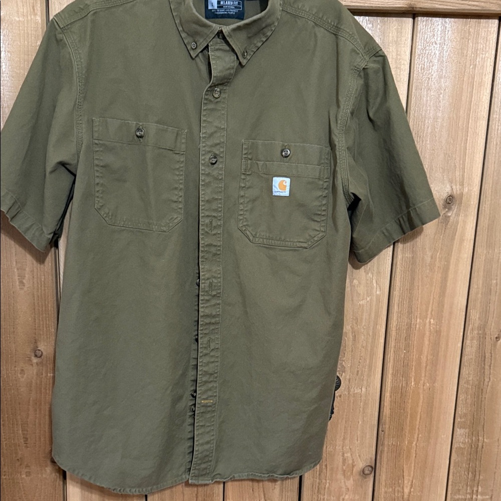 Carhartt Windham Relaxed Fit Rugged Flex Work Shirt L